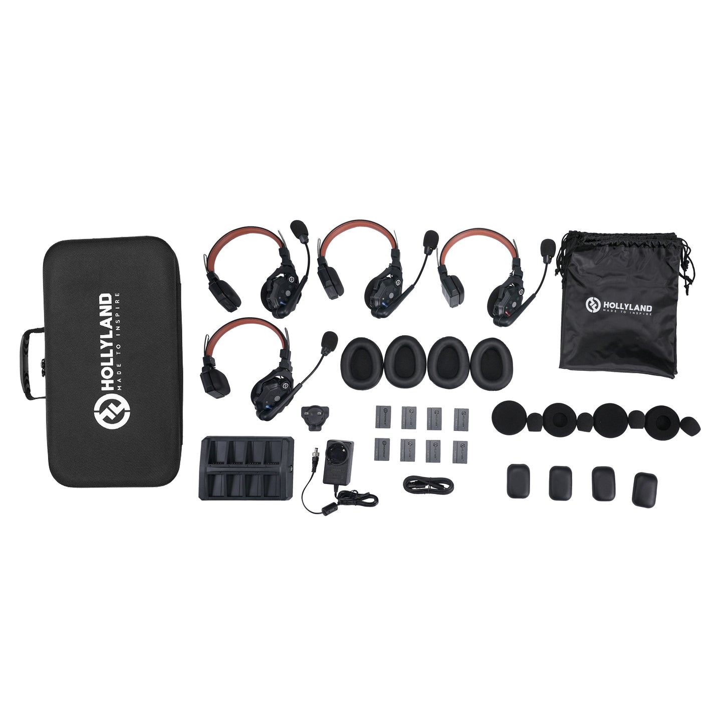 Hollyland Solidcom C1 Pro Wireless Dual-Mic ENC Headset Intercom For 4