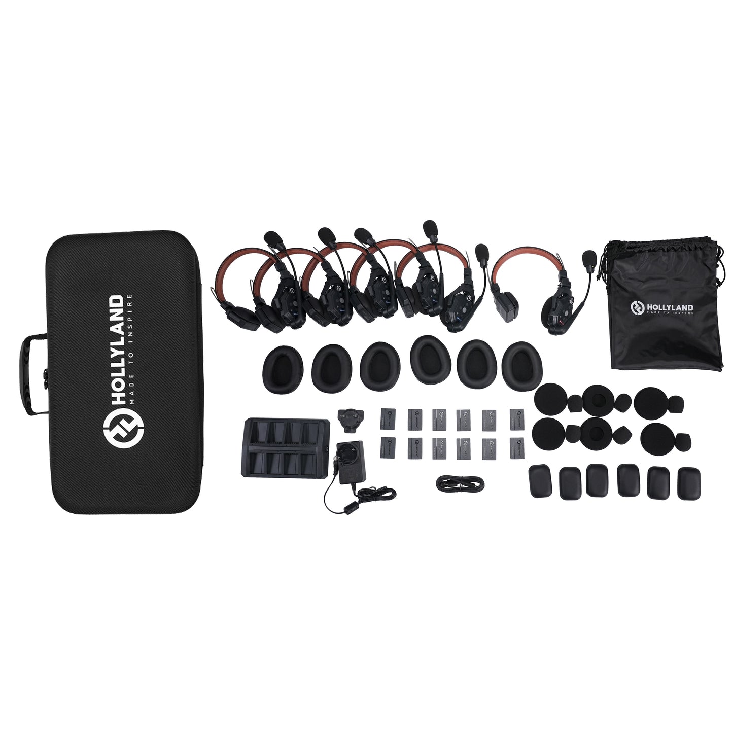 Hollyland Solidcom C1 Pro Wireless Dual-Mic ENC Headset Intercom For 6