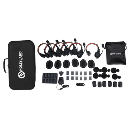 Hollyland Solidcom C1 Pro Wireless Dual-Mic ENC Headset Intercom For 6