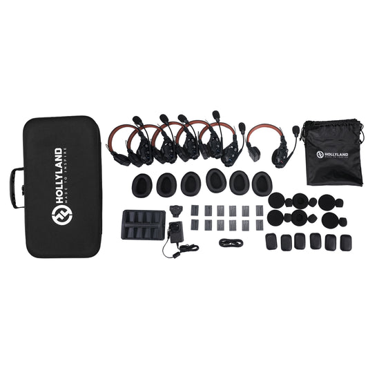 Hollyland Solidcom C1 Pro Wireless Dual-Mic ENC Headset Intercom For 6