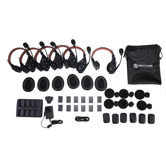 Hollyland Solidcom C1 Pro Wireless Dual-Mic ENC Headset Intercom For 6
