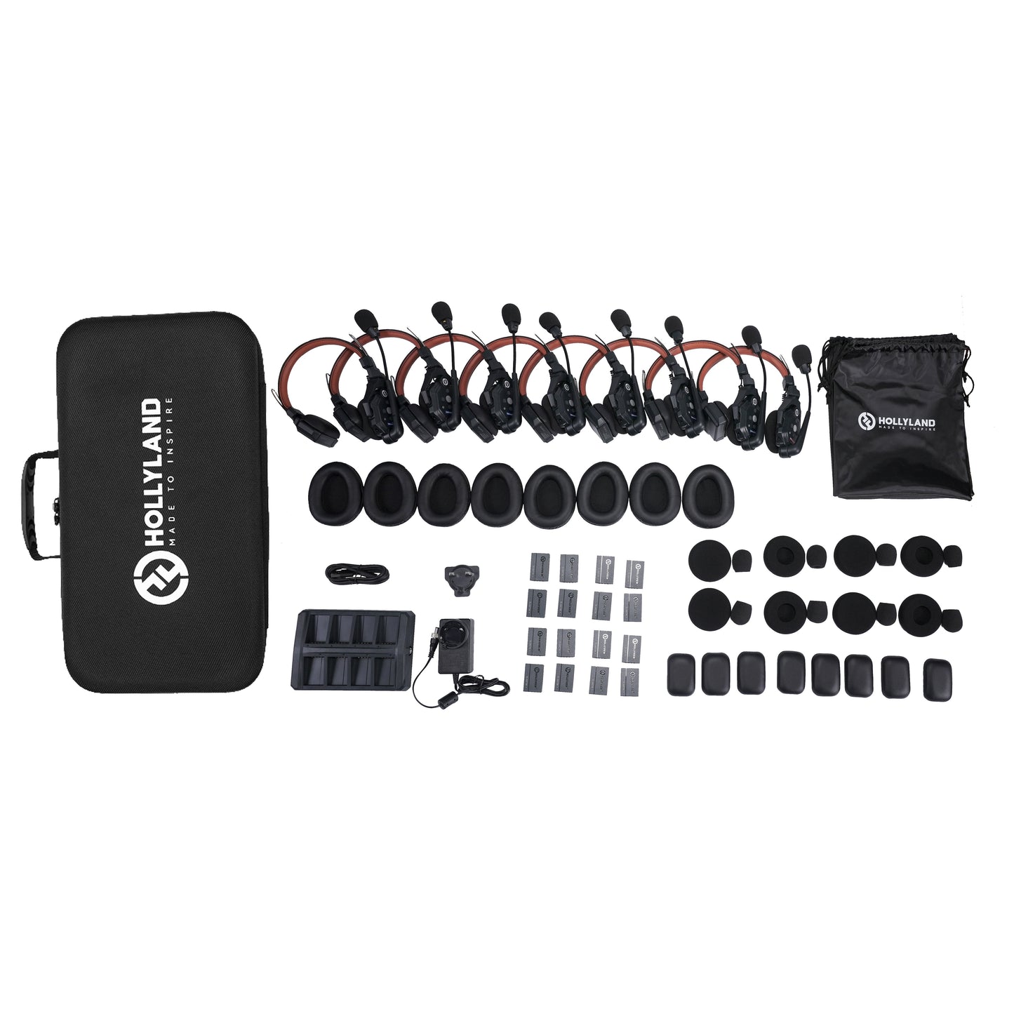 Hollyland Solidcom C1 Pro Wireless Dual-Mic ENC Headset Intercom For 8