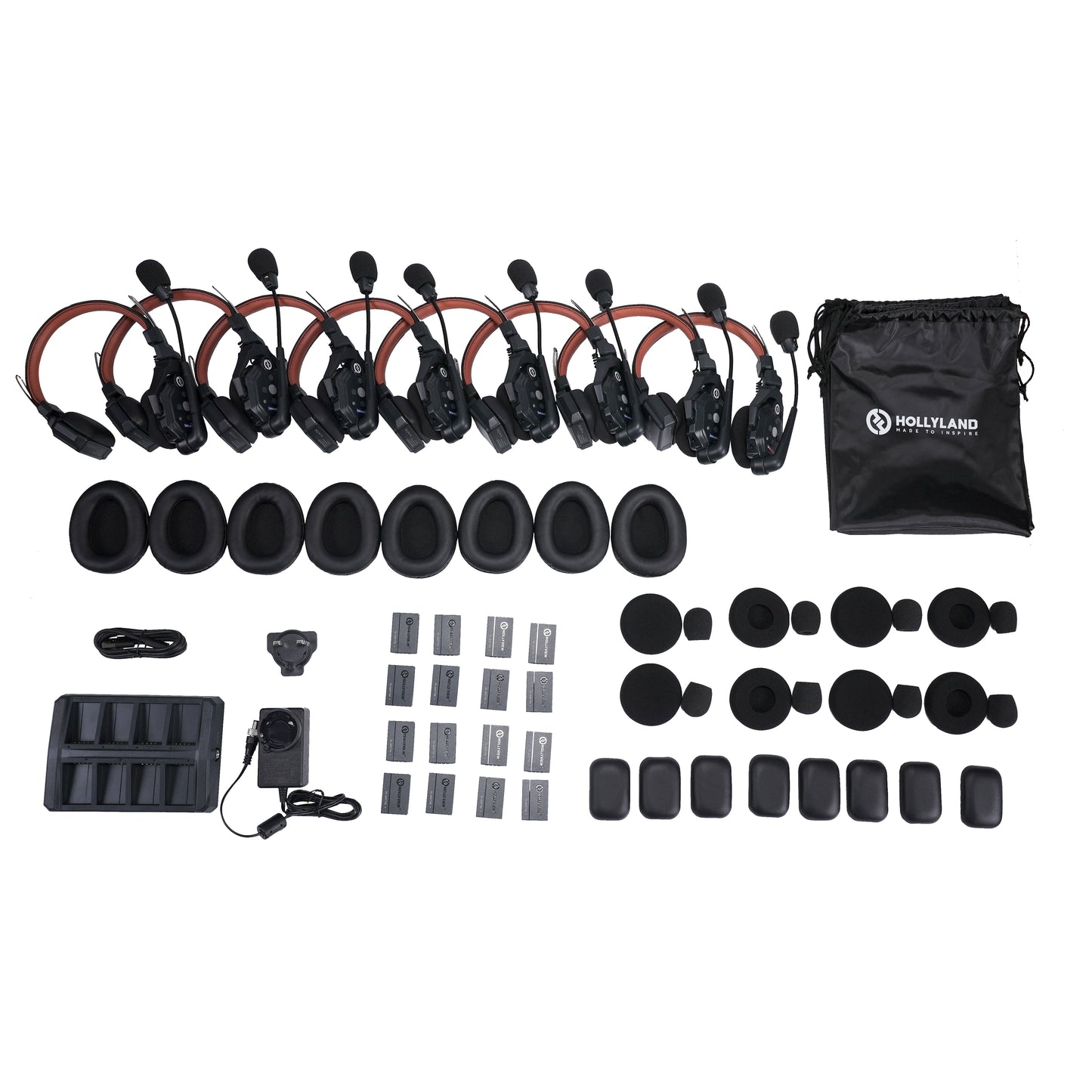 Hollyland Solidcom C1 Pro Wireless Dual-Mic ENC Headset Intercom For 8