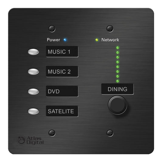 AtlasIED BBWP-S4K1B BlueBridge 4-Button / 1-Level Controller