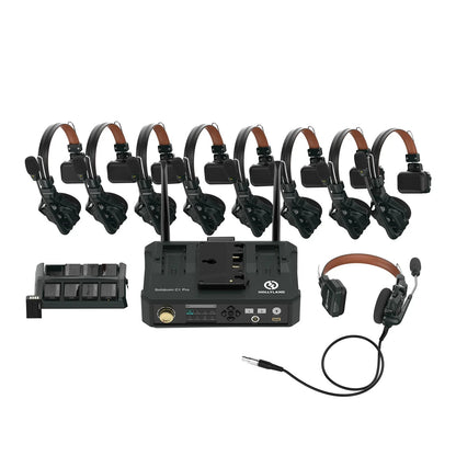 Hollyland Solidcom C1 Pro-HUB8S 8-Person Headset System With Hub