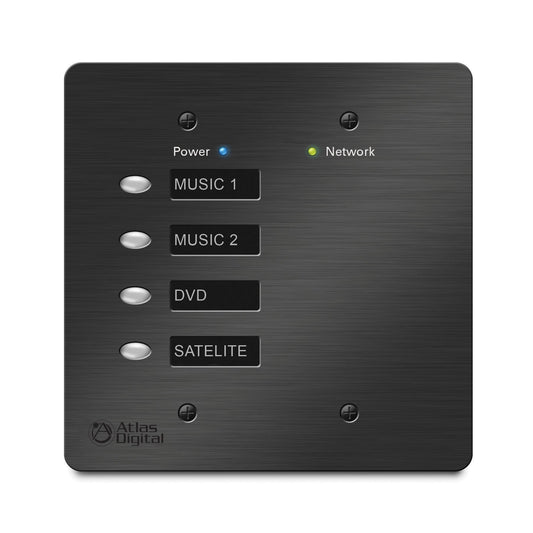 AtlasIED BBWP-S4W BlueBridge 4-Button Controller | White