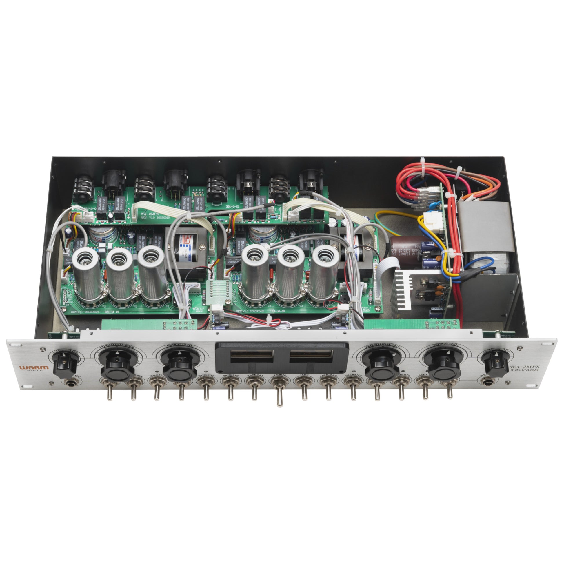 Warm Audio WA-2MPX Dual-Channel Tube Mic Preamp interior