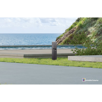 Q-SYS AD-DWL 5.25" Landscape Loudspeaker Bollard Outdoor Speaker | 360°