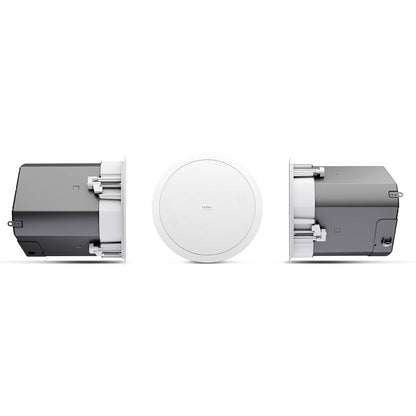 Q-SYS AcousticDesign 6.5" Two-Way Ceiling Speaker For Install | High Ceiling, 75° conical coverage