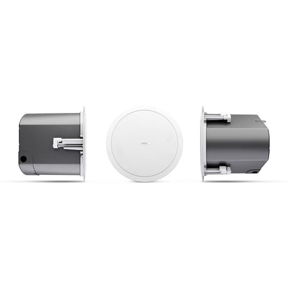 Q-SYS AcousticDesign 6.5" Two-Way Ceiling Speaker For Install | High Power, 120° conical coverage