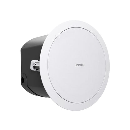 Q-SYS AcousticDesign 6.5" Two-Way Ceiling Speaker For Install | High Power, 120° conical coverage