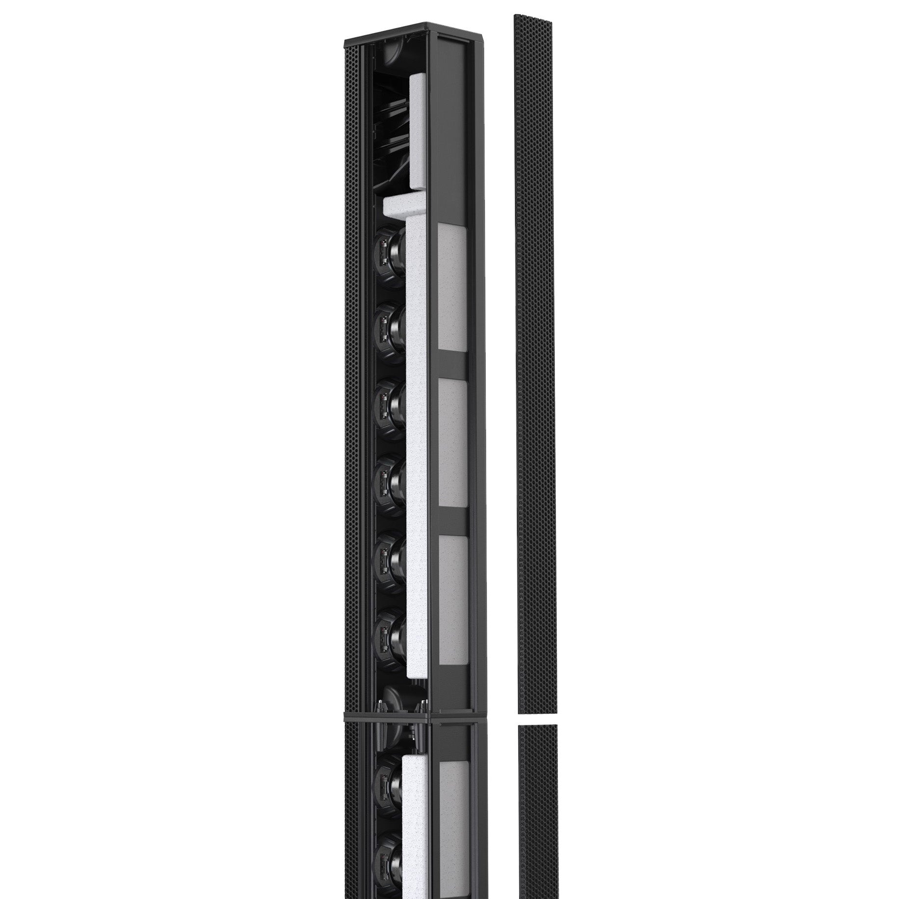 LD Systems MAUI 28 G3 Compact Powered Column PA System top interior