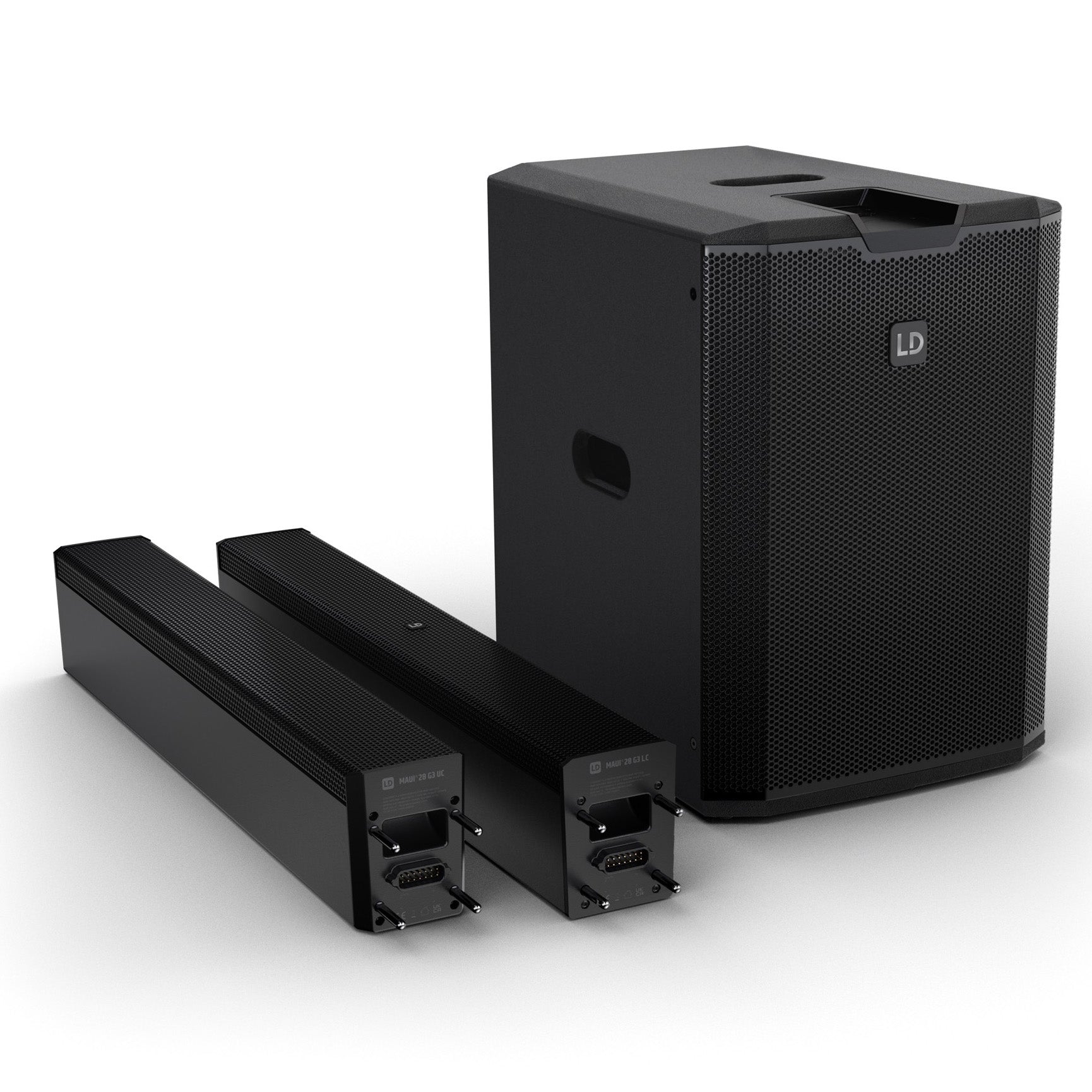 LD Systems MAUI 28 G3 Compact Powered Column PA System components lifestyle