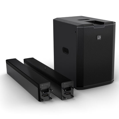 LD Systems MAUI 28 G3 Compact Powered Column PA System components lifestyle