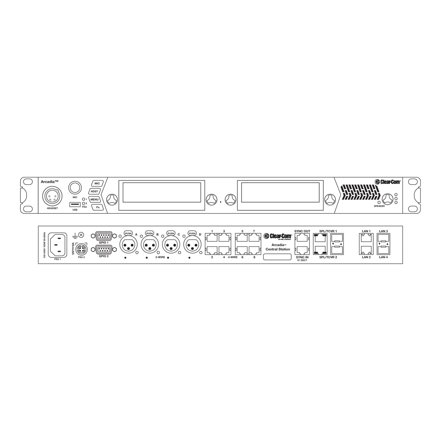 139150_Clear-Com-ARCADIA-X5-32P-Arcadia-Central-Station-32-Port-1RU-Intercom-Core_ALT09sqr