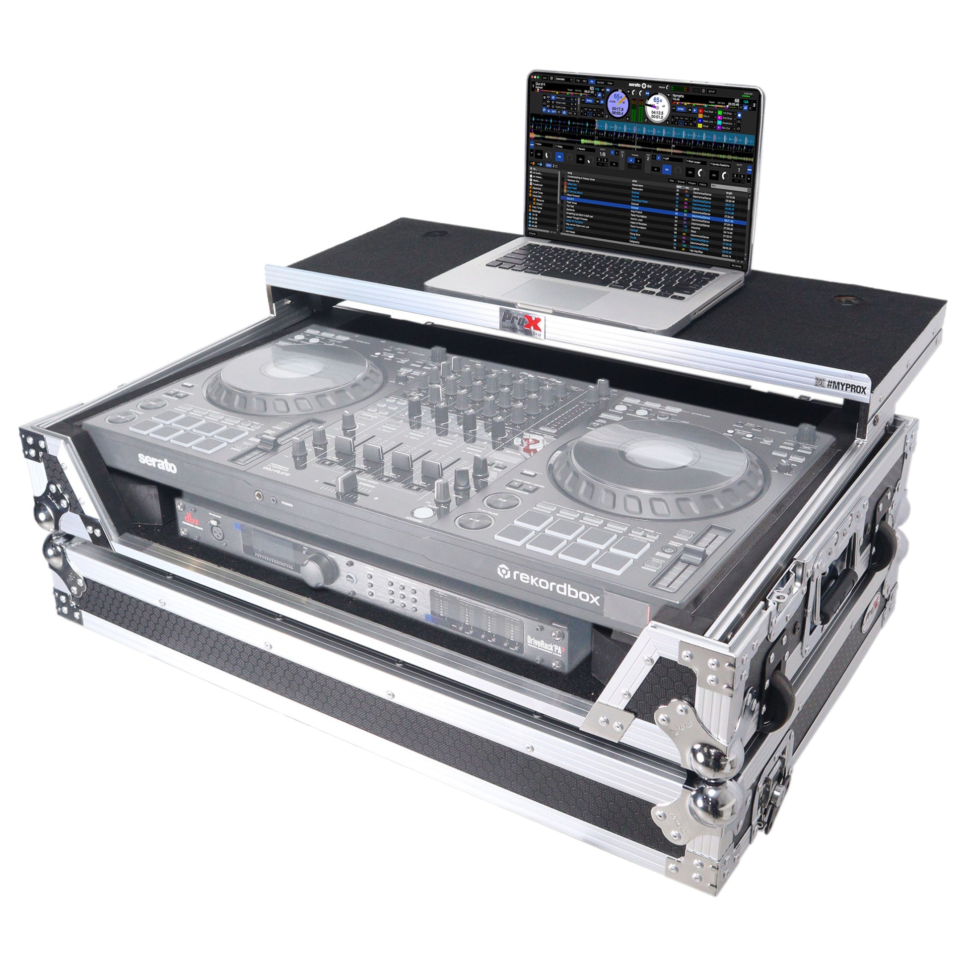 ProX XS-DDJFLX10WLT DJ Controller Flight Style Road Case lifestyle 1