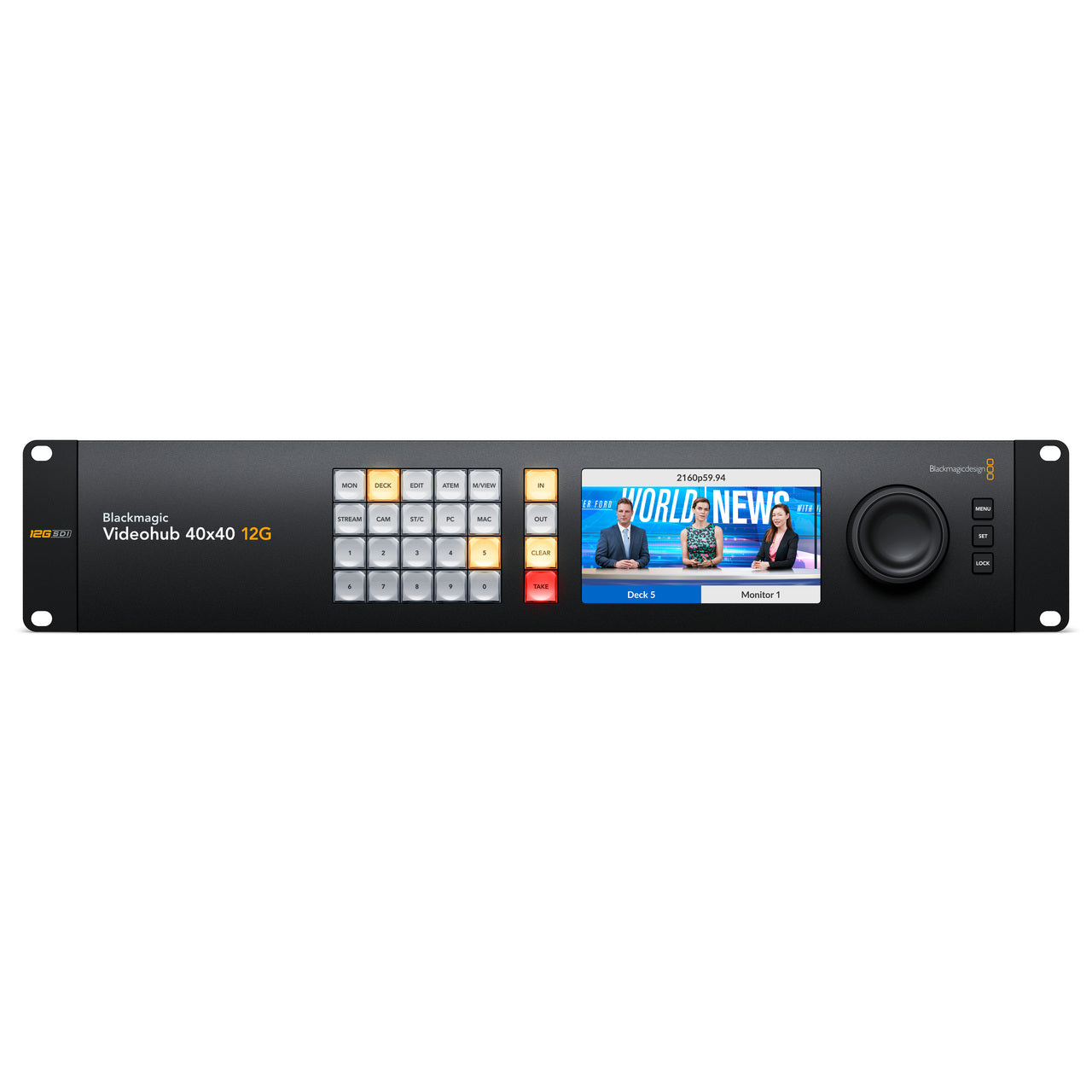 Blackmagic Design Videohub 40x40 12G front