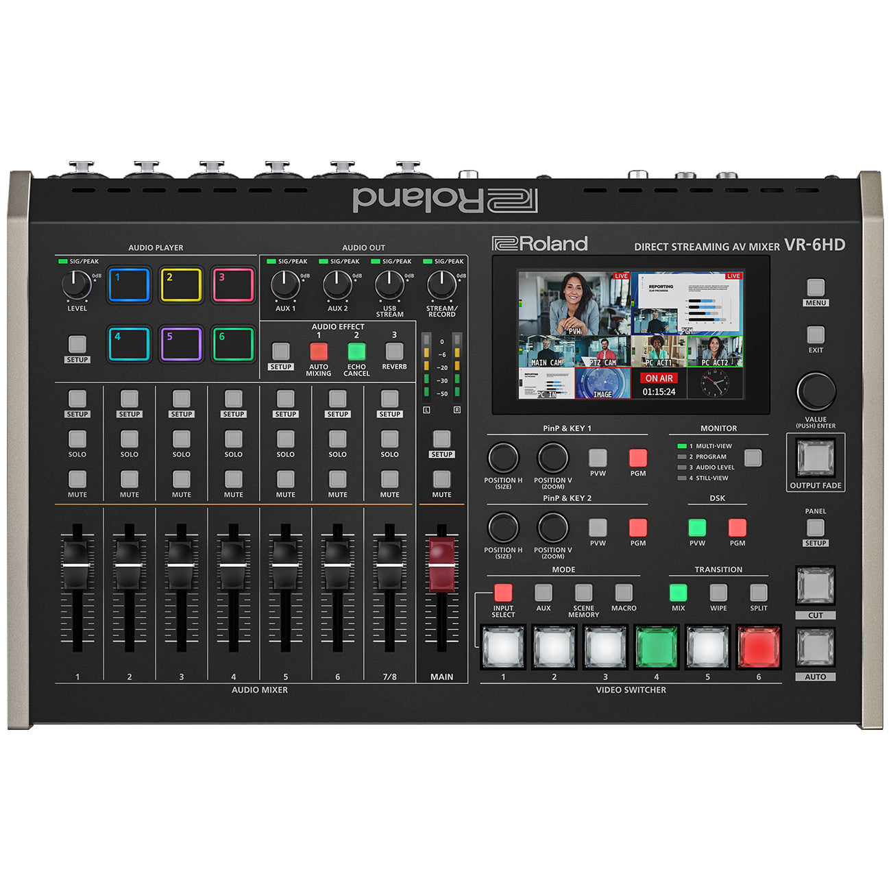 Roland VR-6HD Direct Streaming AV Mixer – SoundPro