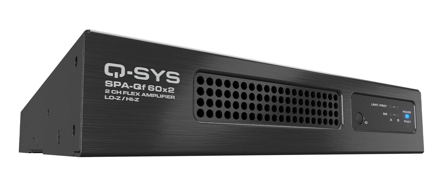 Q-SYS SPA-Qf 60x2-Two-Channel Network Amplifier