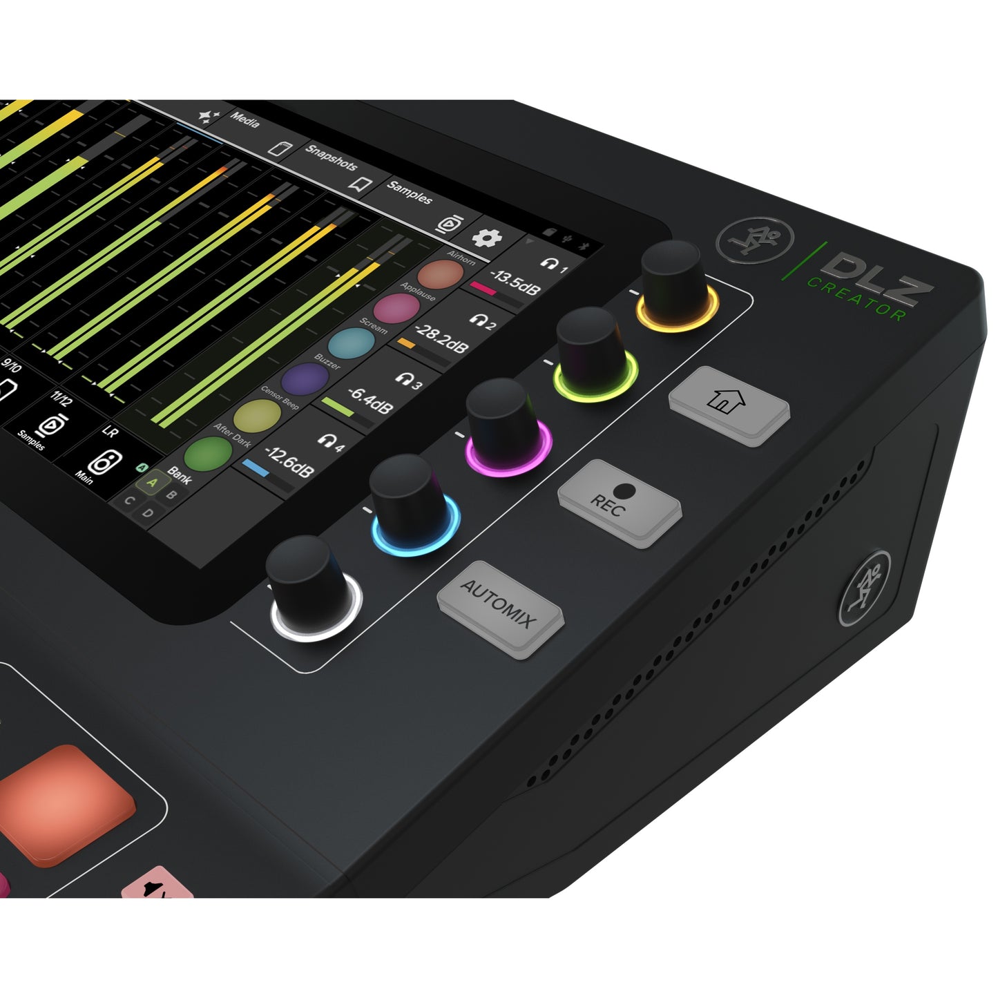 Mackie DLZ Creator Adaptive Digital Mixer for Podcasting and Streaming