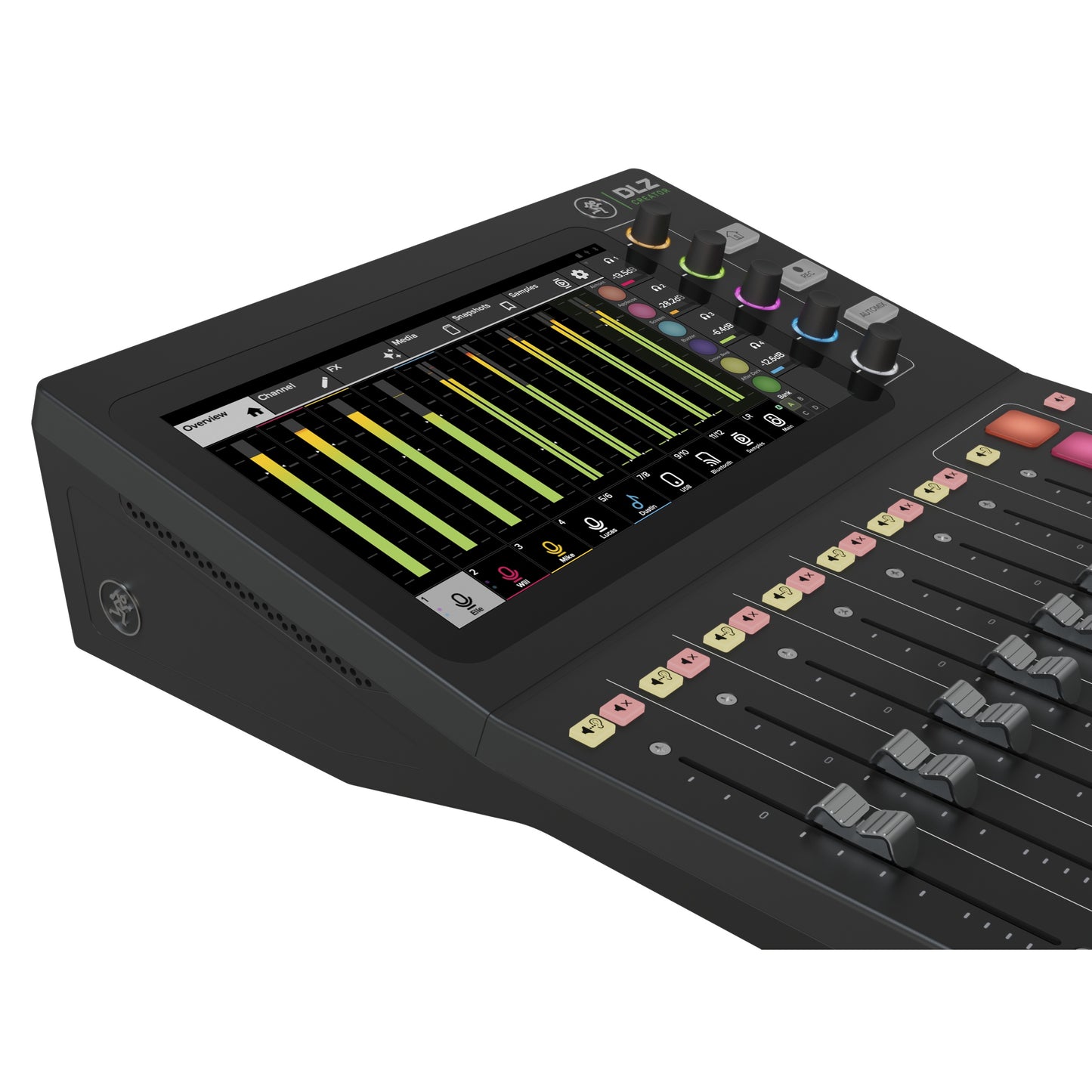 Mackie DLZ Creator Adaptive Digital Mixer for Podcasting and Streaming