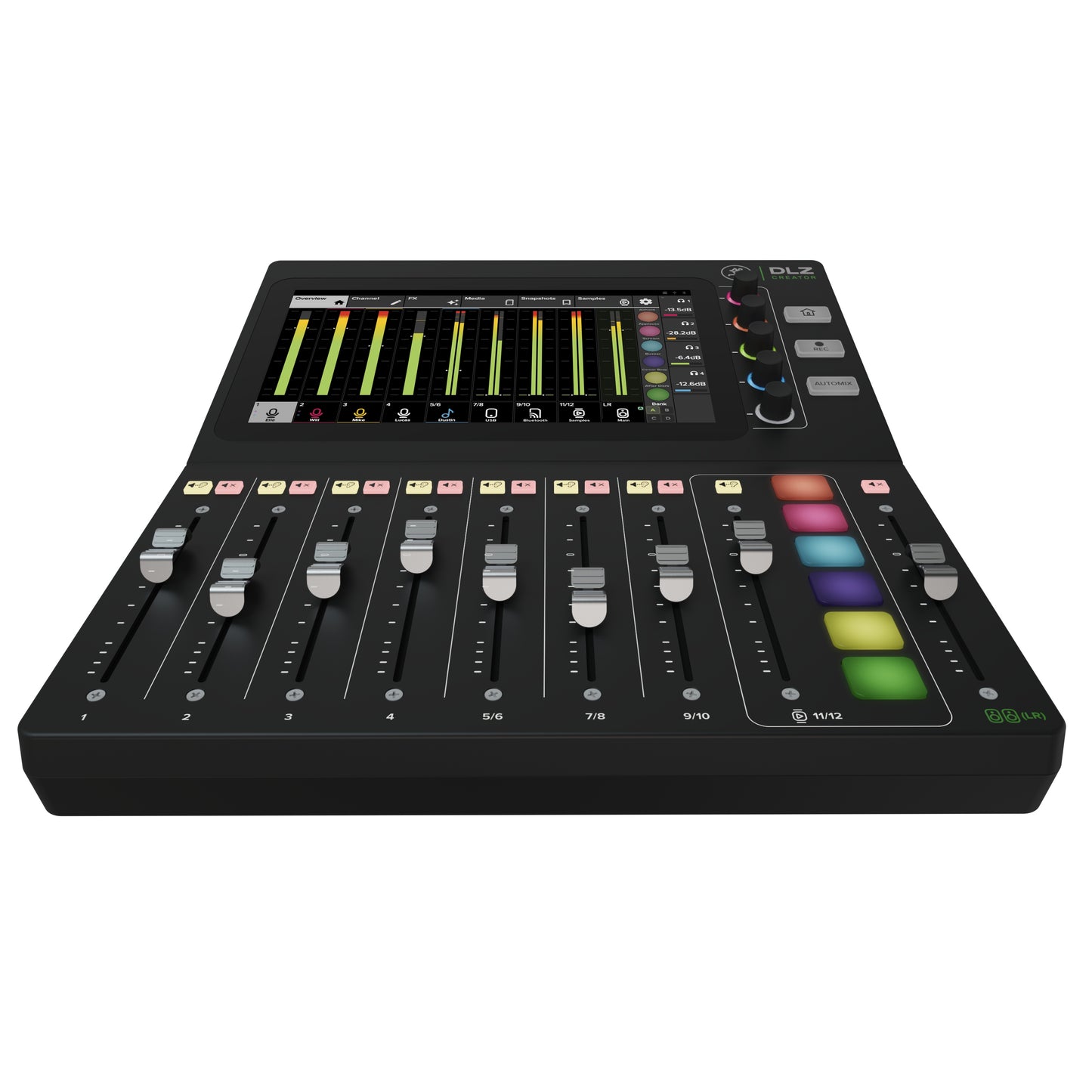 Mackie DLZ Creator Adaptive Digital Mixer for Podcasting and Streaming