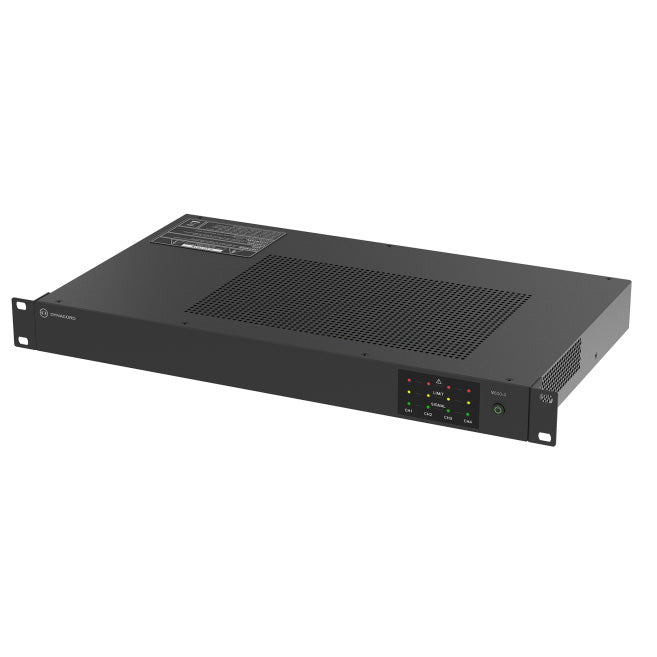 Dynacord V600:4 600W Commercial Power Amplifier left