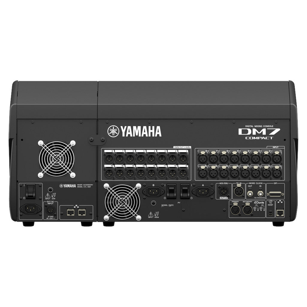 Yamaha DM7C-EX 72-Channel Digital Mixer + CTL-DM7 back