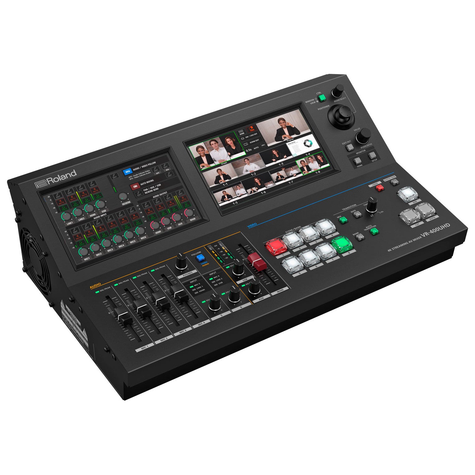 Roland VR-400UHD 4K Streaming AV Mixer right