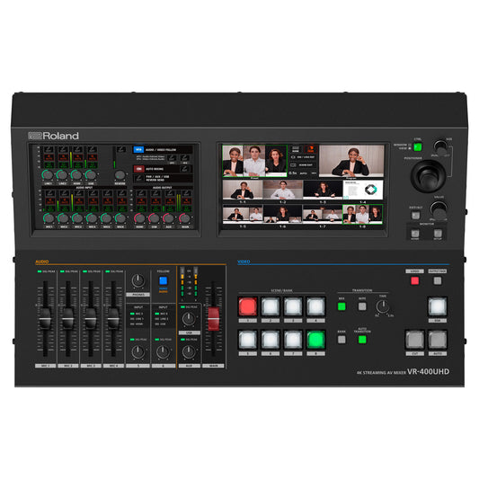 Roland VR-400UHD 4K Streaming AV Mixer top