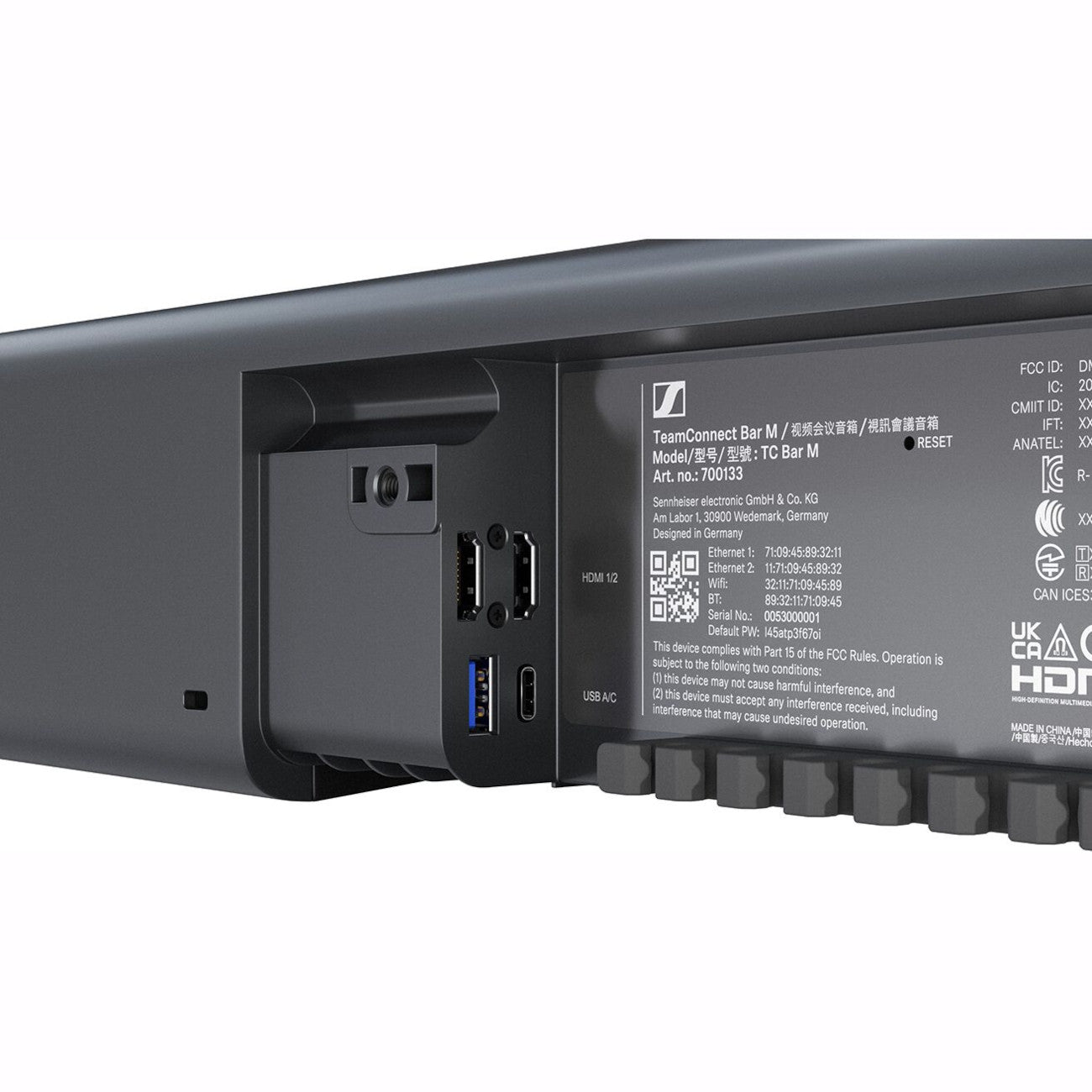 Sennheiser TeamConnect Bar M detail left