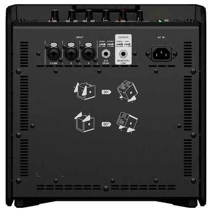 Yamaha STAGEPAS200BTR Portable Battery Powered PA Speaker System back