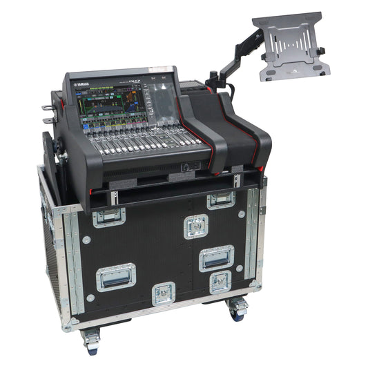ProX Flip-Ready Hydraulic Console Case For Digital Audio Consoles | Yamaha DM7-EX Compact | Fixed