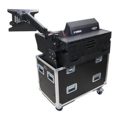 ProX Flip-Ready Hydraulic Console Case For Digital Audio Consoles | Yamaha DM7-EX Compact | Fixed