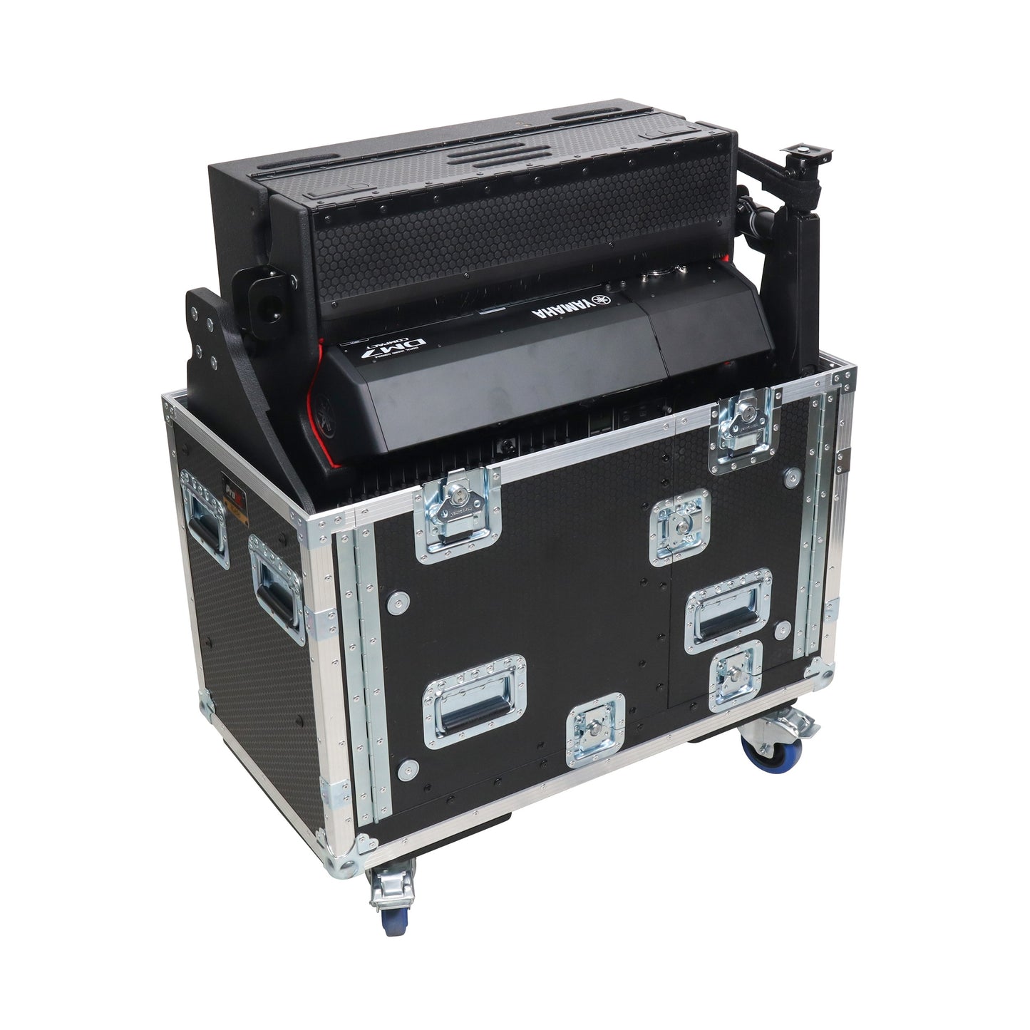 ProX Flip-Ready Hydraulic Console Case For Digital Audio Consoles | Yamaha DM7-EX Compact | Fixed