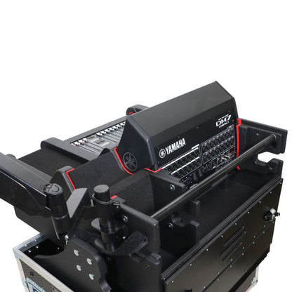 ProX Flip-Ready Hydraulic Console Case For Digital Audio Consoles | Yamaha DM7-EX Compact | Fixed