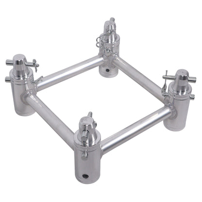 ProX XT F34 Square Truss Segment EN-AWT6 Aluminum With Conical Connector | 0.34 ft (0.105M)