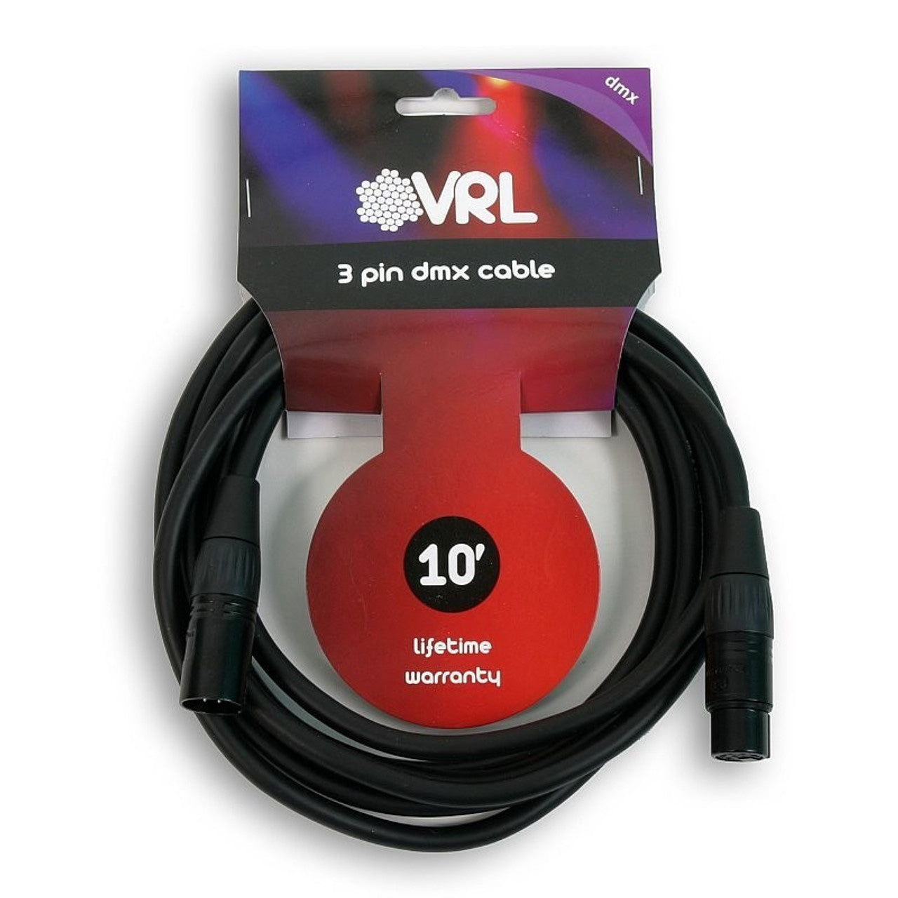 Elite Core Audio VRLDMX3P 3-Pin DMX Cable