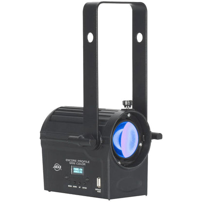 ADJ Encore Profile Mini Color 16x3.5W RGBWAL LED Ellipsoidal blue