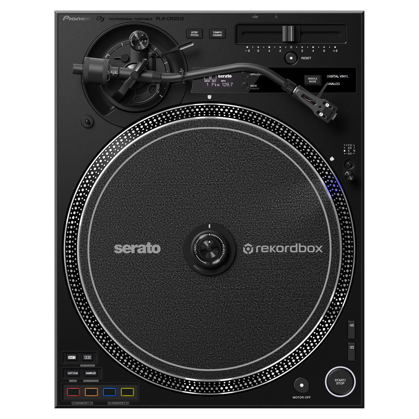 Pioneer DJ PLX-CRSS12 Digital-Analog Hybrid Turntable top