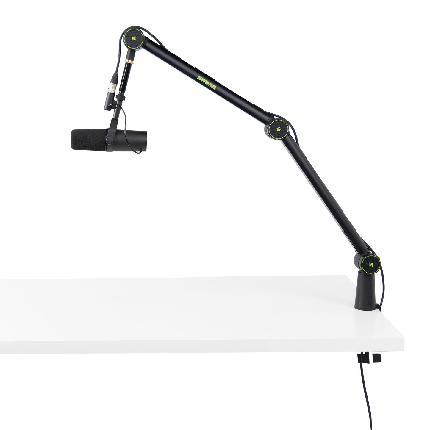Gator SH-BROADCAST1 Shure Deluxe Articulating Desktop Mic Boom Stand
