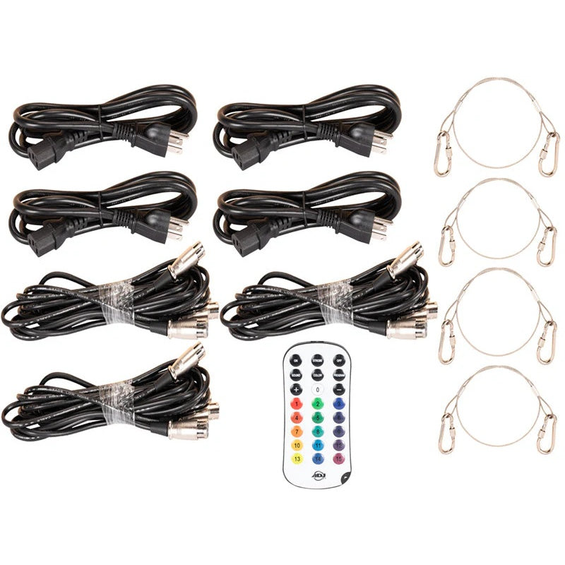 ADJ MEG400 Eliminator Lighting Mega Flat Hex L PAK4 LED Kit