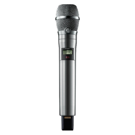 Shure ADX2FD/K11 Axient Digital Wireless Handheld Microphone Transmitter, Frequency: G57 (470-608 MHz) | Color: Nickel