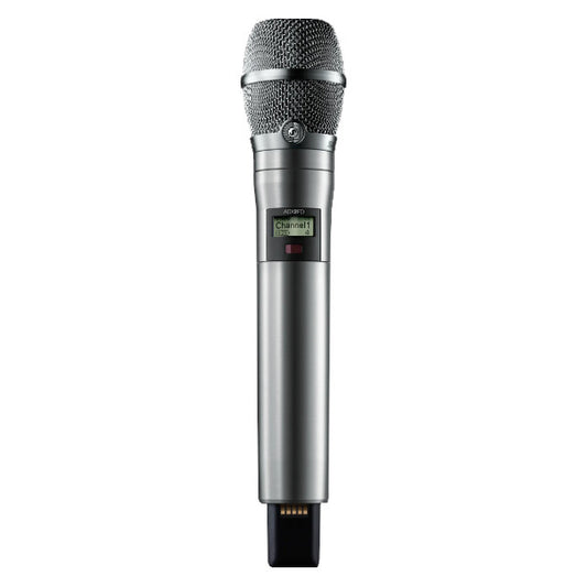 Shure ADX2FD/K11 Axient Digital Wireless Handheld Microphone Transmitter, Frequency: G57 (470-608 MHz) | Color: Nickel