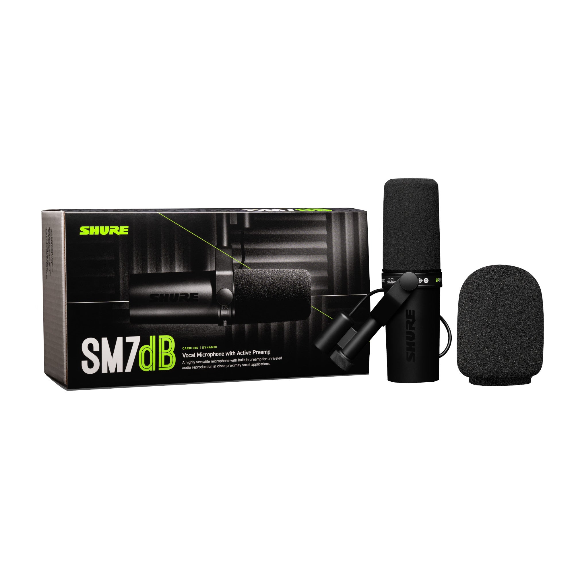 Shure SM7dB Active Dynamic Cardioid Vocal Microphone – SoundPro
