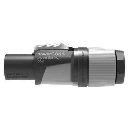 Neutrik NAC3FXXB-W-L Locking powerCON Cable Connector side