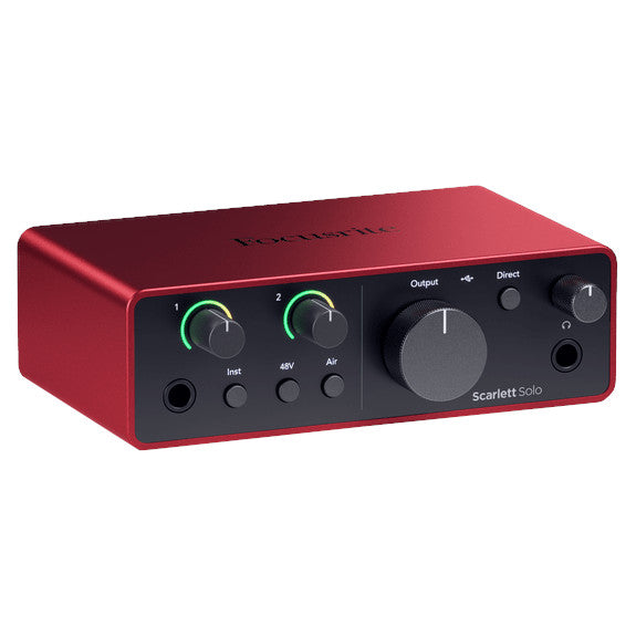 Focusrite Scarlett Solo 4th Gen USB-C Audio Interface