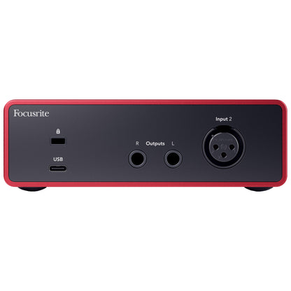 Focusrite Scarlett Solo 4th Gen USB-C Audio Interface back