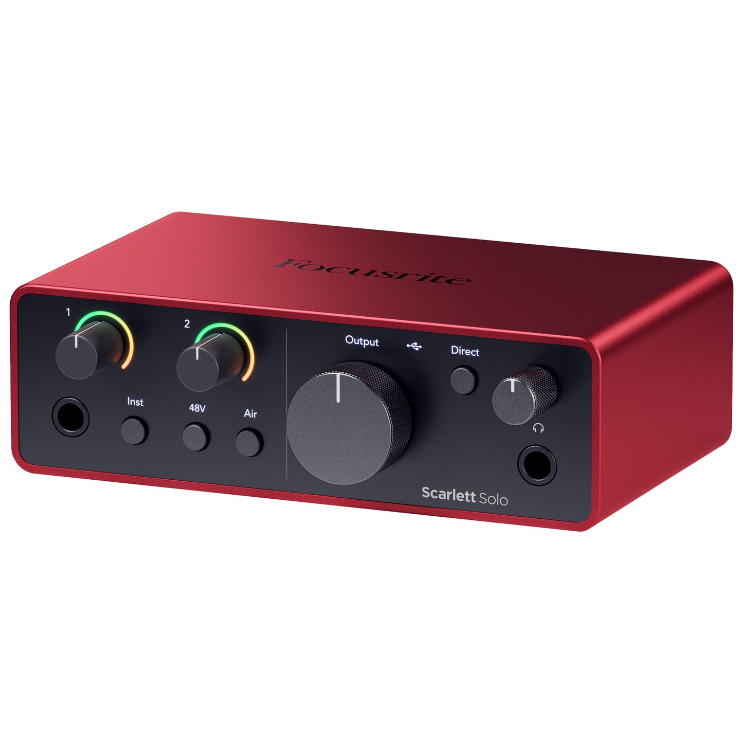 Focusrite Scarlett Solo 4th Gen USB-C Audio Interface left
