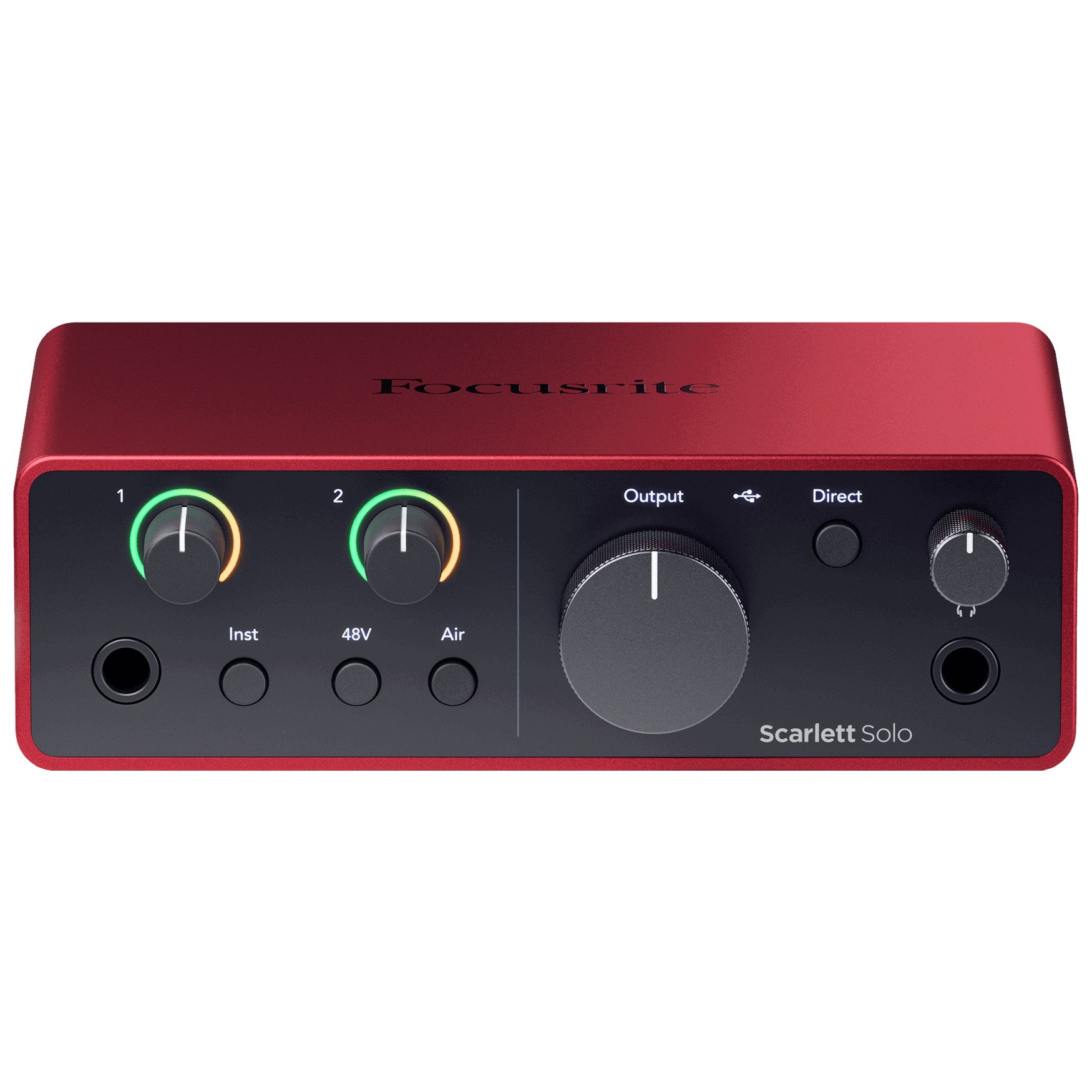 Focusrite Scarlett Solo 4th Gen USB-C Audio Interface top